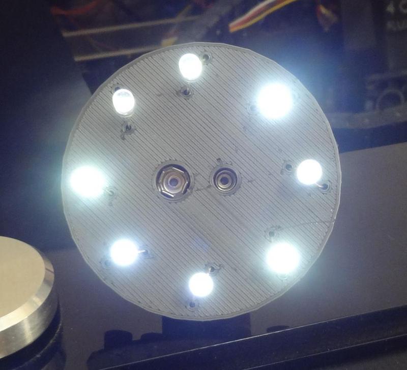 8 led circuit board with graphene material