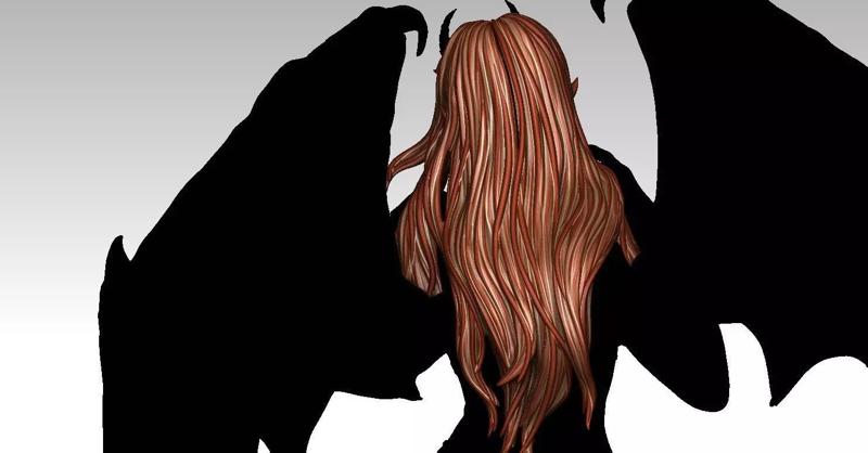 3D Hairstyles for girl V37