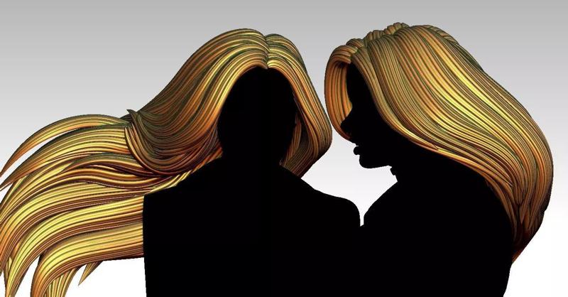 3D Hairstyles for girl V120