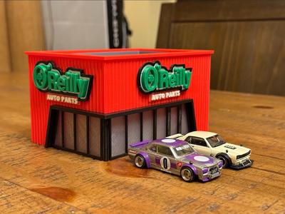 1:64 O'Reilly Auto Parts Diorama