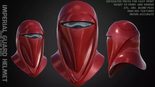 Star Wars Emperor Imperial Guard Helmet for Cosplay