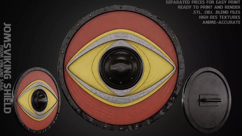 Vinland Saga Jomsvikings Shield for Cosplay