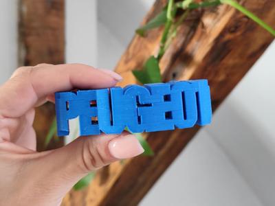Peugeot 308 Keychain
