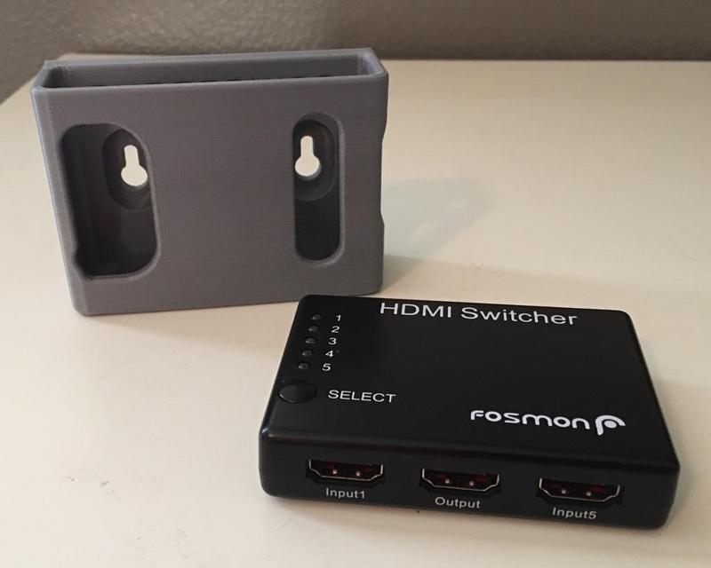 Wall Mount Holder for Fosmon HD1832 5 Port HDMI Switch 