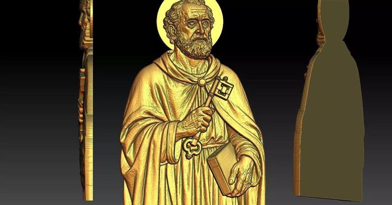 1 Saint Paul CNC Relief Model