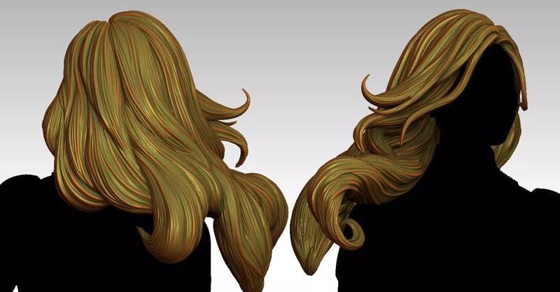 3D Hairstyles for girl V50