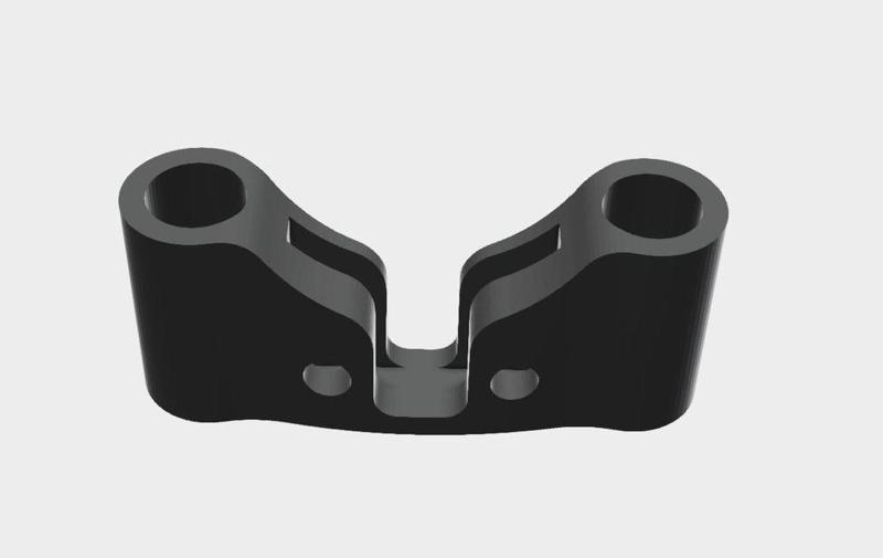 LoFlo Antenna Mount for TBS flange style SMA/RPSMA connector 