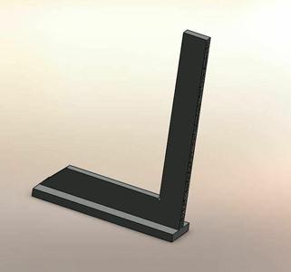 Set square 90 degrees with mm scale