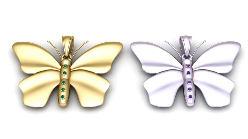 Graceful Butterfly Pendant
