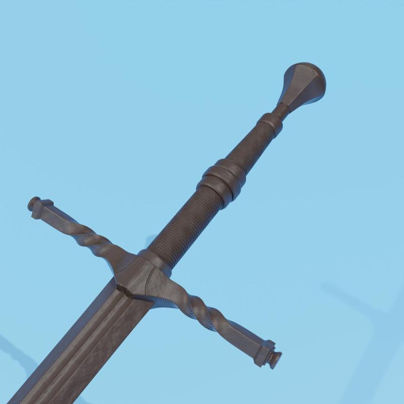 Geralt of Rivia's Steel Sword
