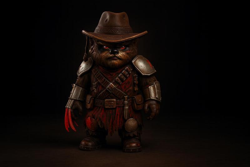 Star Wars Post-Apocalyptic Ewok Warrior Cowboy