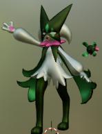 meowscarada pokemon scarlet and violet 3d figurine