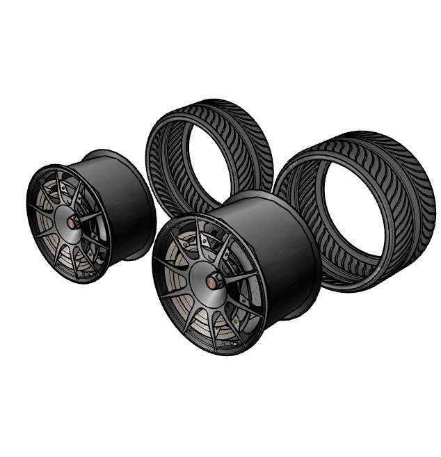 Bugatti Chiron wheels