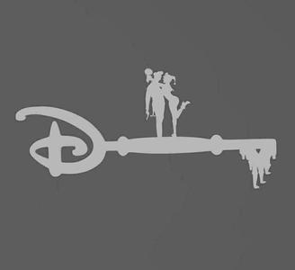 Key harley and joker - Key harley and joker - Disney - DC Comics