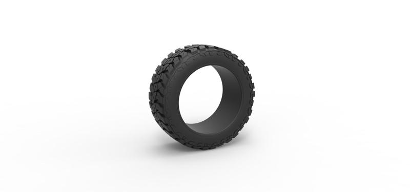 Diecast offroad tire 111 Scale 1:25