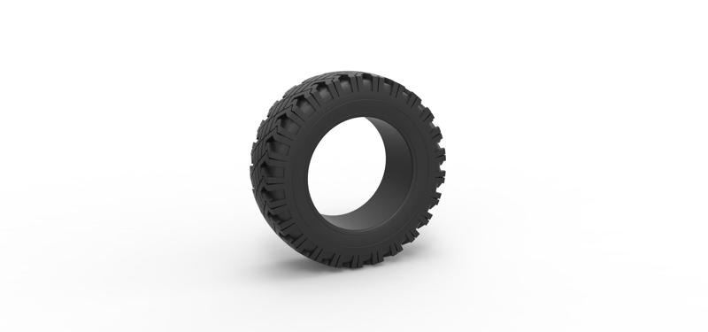 Diecast offroad tire 116 Scale 1:25
