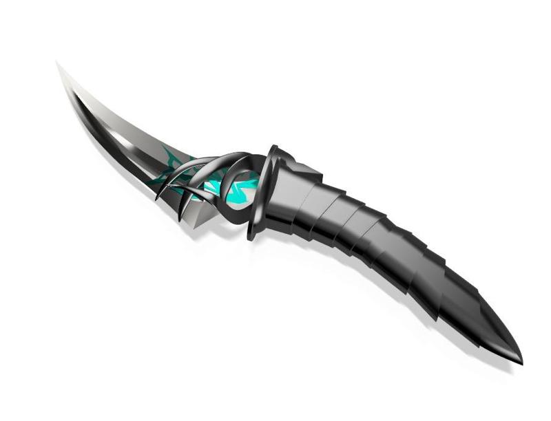 Love and Deepspace Rafayel Sword Blade Dagger - FDM Printable - medium detail Life Size