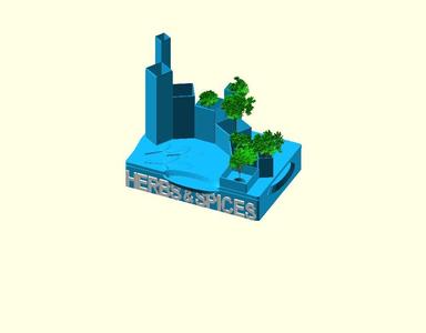 Self Watering Herb Garden and Spice Space