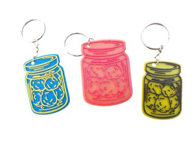 GROW Bud Flask Key Ring
