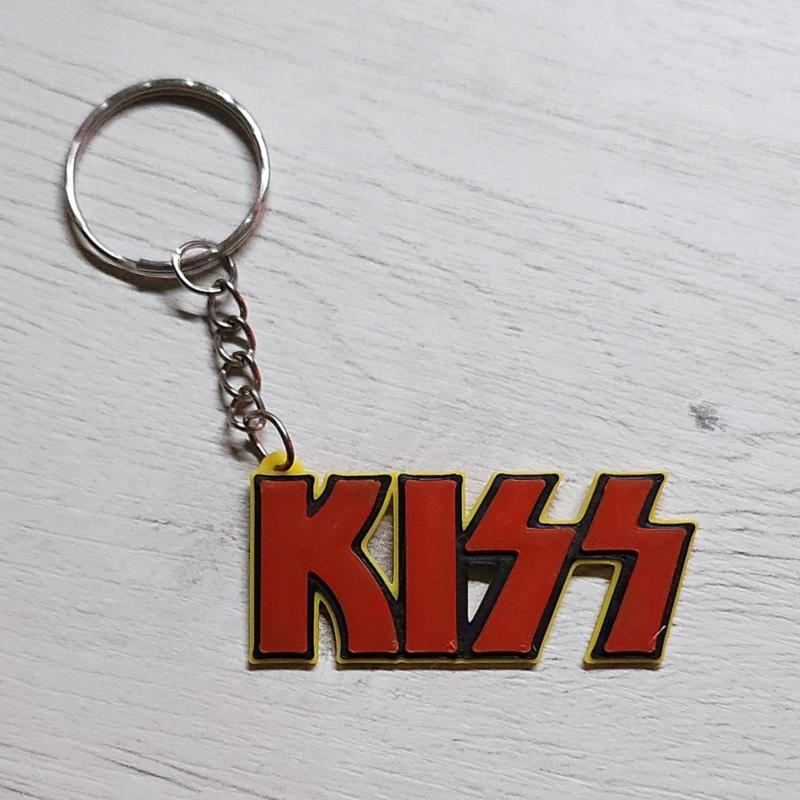 KISS logo keychain