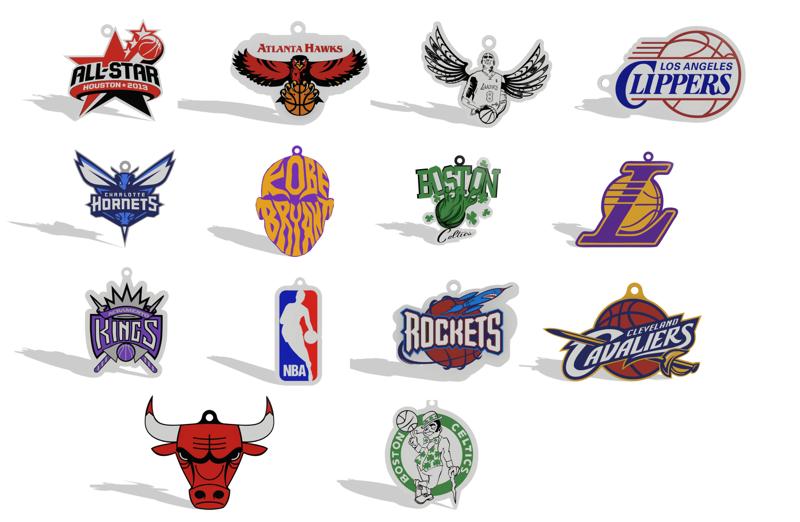 NBA Keychains Pack - Keychains Pack