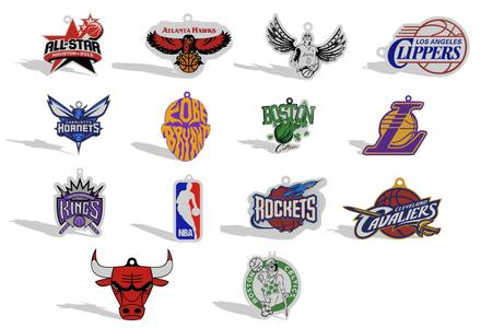 NBA Keychains Pack - Keychains Pack
