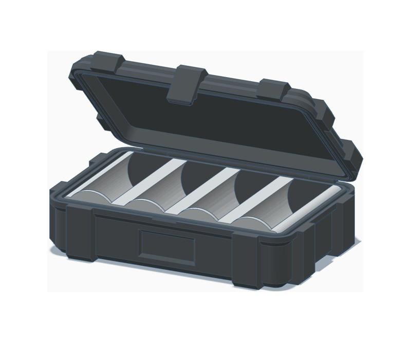 MakerChip Storage & Display Box - smaller version