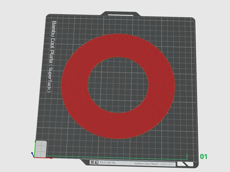 Thickened Anti-Tangle Spacer for Spool-less Filament