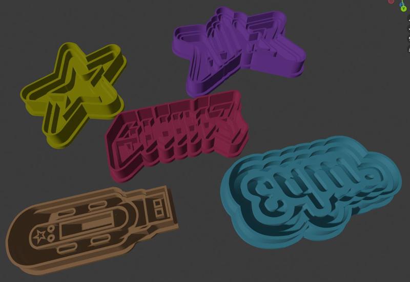 EMILIA KIT CUTTERS Mp3 MERNES cutter sealant marker marker