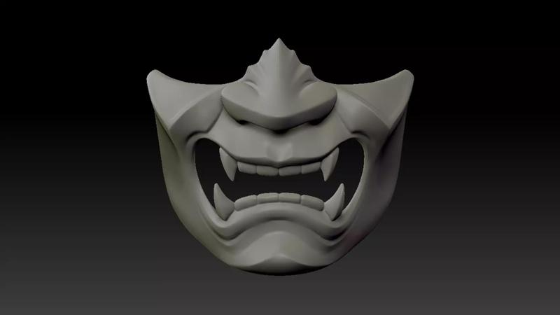 Hoko Japanese Oni Mask