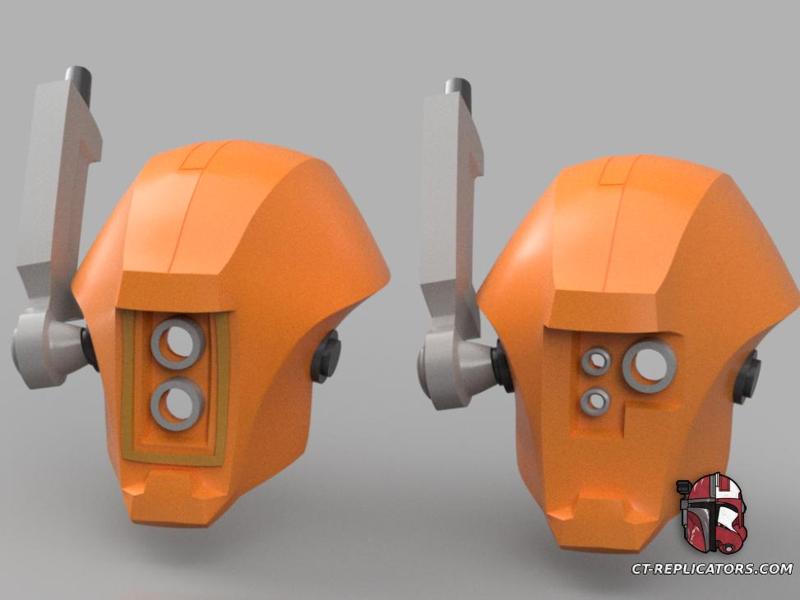 Tau Fire Warrior Helmet 1:1 Cosplay Replica