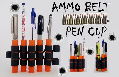 Ammo Belt Pen Cup