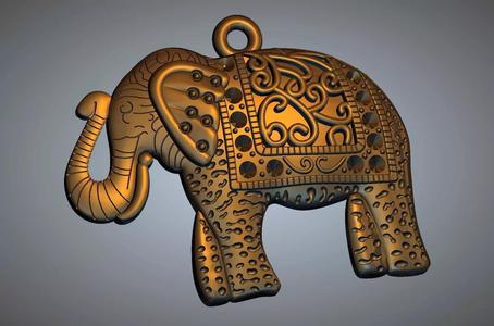 Elephant pendant