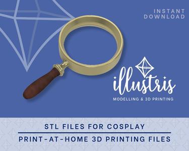 DETECTIVE PEACH Magnifying Glass STL Files [Princess Peach: Showtime!]