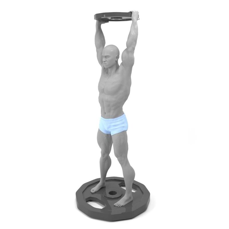 LIFTING WEIGHT PLATES OVERHEAD