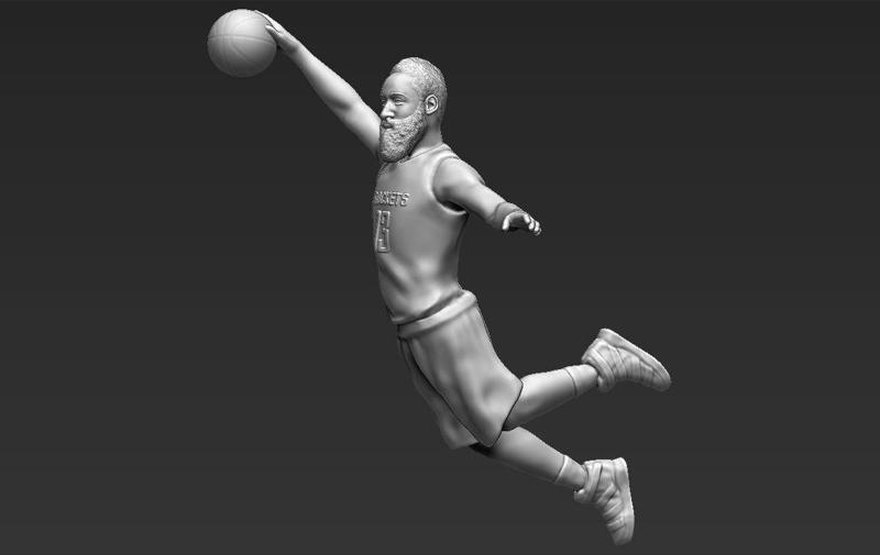 James Harden 3D printing ready figurine