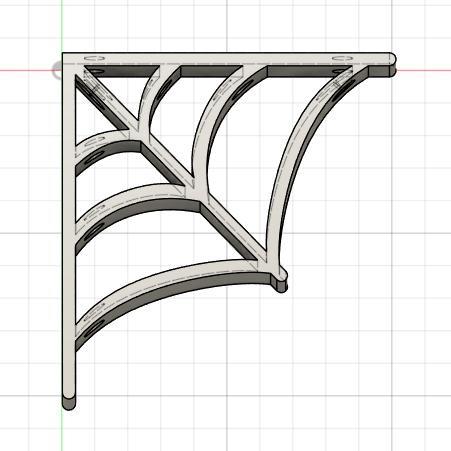 Stylized Shelf Brackets with Movie Themes.