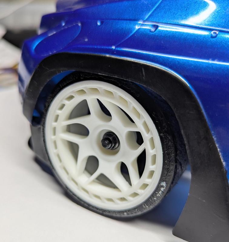 RC Drift comp style wheels - type 4 - 7mm