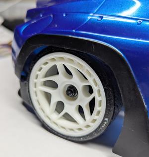 RC Drift comp style wheels - type 4 - 7mm