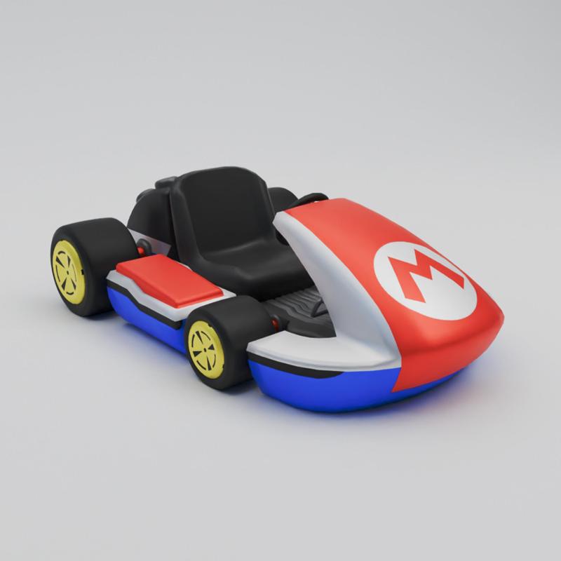 Mario Kart 3D Model - Iconic Racing RC Vehicle for 3D Printing