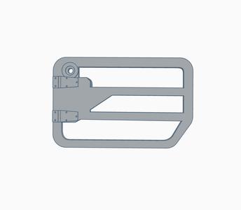 MN128 Front Tube Doors. PNP MN 128 Jeep Wrangler Rubicon 1:12 rc car Half Doors