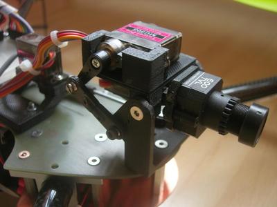 Camera Gimbal (ZXY-achses) for Fatshark 600 TVL (Predator V2)