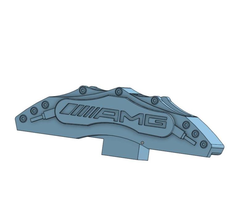 OEM MST 2.0 brake caliper AMG logo