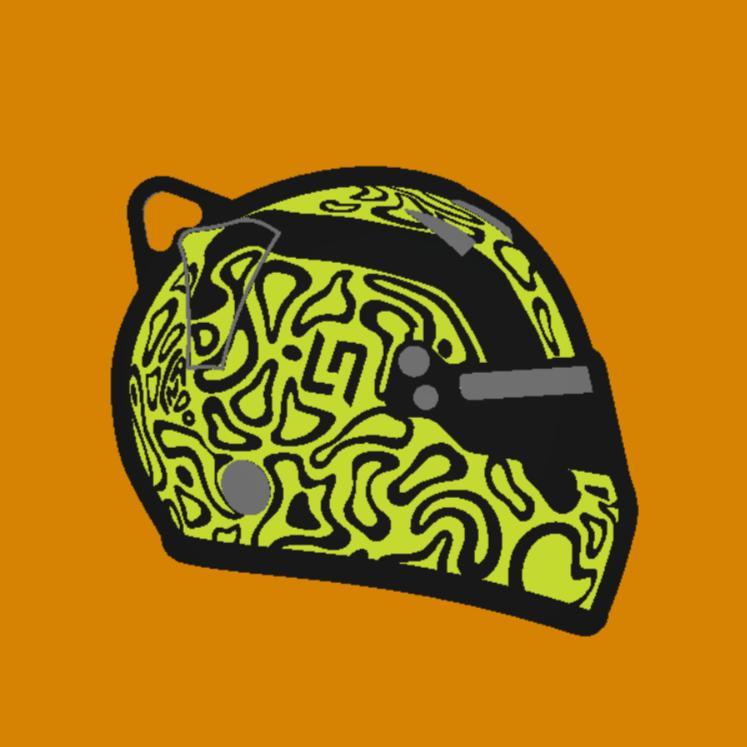 Lando Norris helmet keychain - 2025 - F1