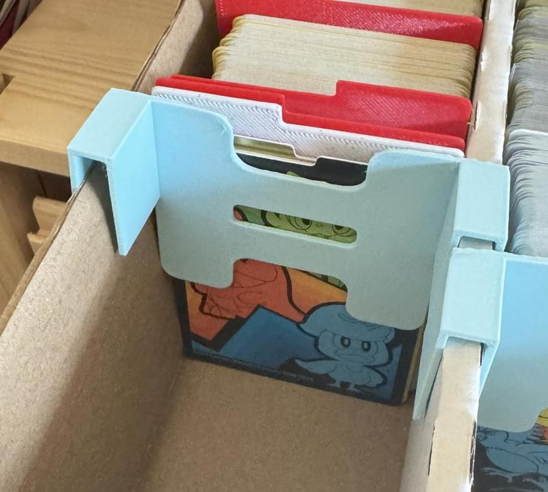 TCG Card storage box divider