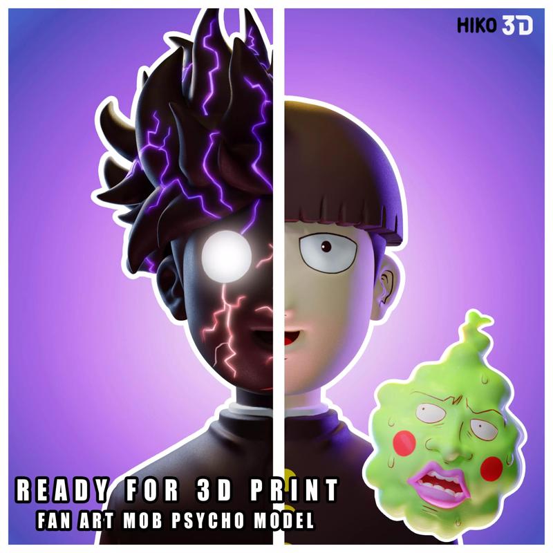 Mob Psycho 100 - 3D FanArt -