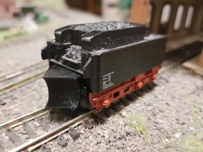 BR 56 Tender Plough in TT scale (1:120)