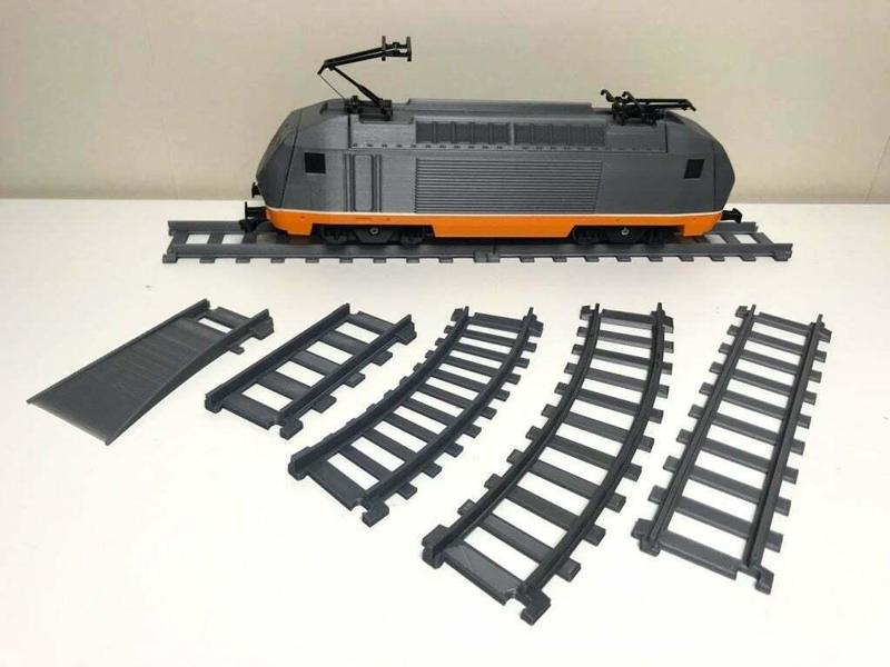 Train tracks for OS-Railway - fully 3D-printable railway system!