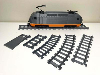 Train tracks for OS-Railway - fully 3D-printable railway system!