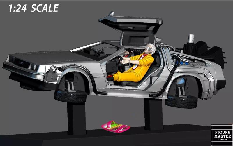 MARTY MCFLY DOC EMIT BROWN BACK TO THE FUTURE 2 MINIATURE